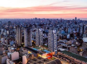 Departamento de 1 ambiente, Abasto · Human Abasto Towers - Monoambiente Piso 21