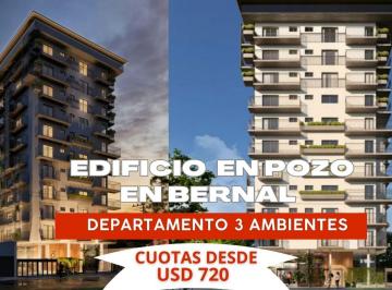 Departamento · 60m² · 3 Ambientes · 1 Cochera · Venta Departamento 3 Ambientes con Cochera Bernal