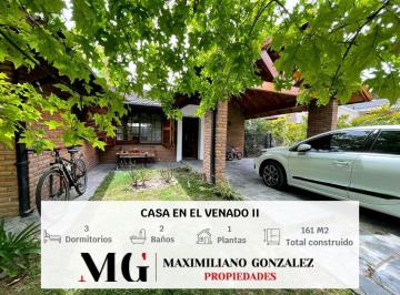 Casa · 125m² · 4 Ambientes · 1 Cochera · Casa en Alquiler Venta El Venado II, Canning Ezeiza