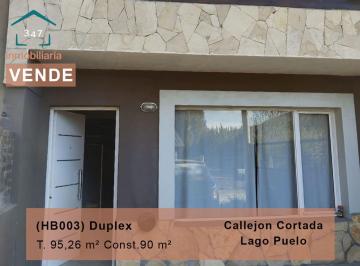 PH · 90m² · 3 Ambientes · 1 Cochera · (Hb003) Lago Puelo (B° Maderera) Duplex de Estreno