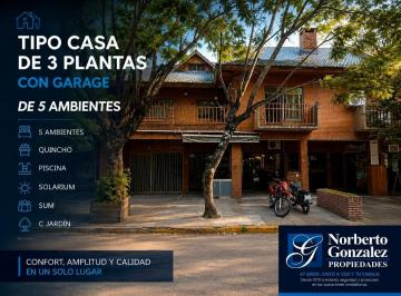 Departamento · 228m² · 5 Ambientes · 1 Cochera · En Venta en Ciudad Jardin Unico Departamento Centrico Tipo Duplex Garage F: 9754