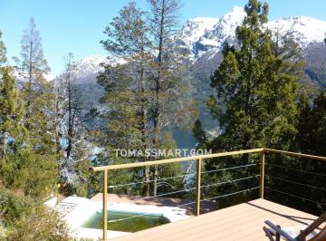 Casa · 186m² · 5 Ambientes · 2 Cocheras · Importante Casa con Vista Al Lago Sobre Lotre de 1 Hectarea de Bosque Nativo