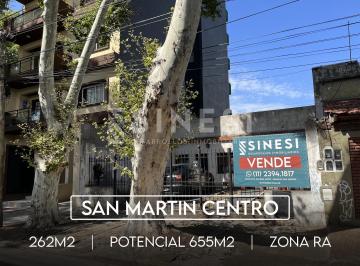 Terreno · 262m² · 4 Ambientes · 2 Cocheras · Terreno 262 m² - San Martin Centro - Saavedra 1824