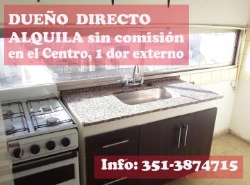 Departamento de 4 ambientes, Córdoba · Centro, Dueño Directo, Alquila, Sin Comisión, 1 Dor Externo, a m de Patio Olm