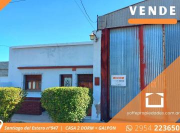 Bodega-Galpón · 286m² · 4 Ambientes · Casa - Villa Tomás Mason Norte y Sur