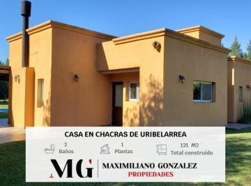 Casa · 121m² · 3 Ambientes · Casa en Chacras de Uribelarrea