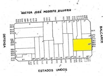 Terreno · 555m² · Unico Terreno Doble Frente en San Telmo. a 200 m Puerto Madero