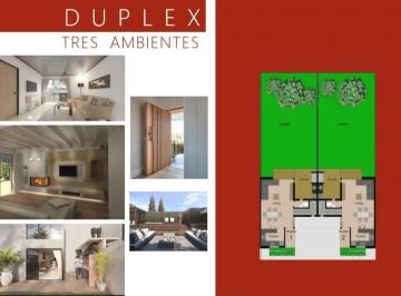 Casa · 101m² · 3 Ambientes · 1 Cochera · Complejo en Construcción Duplex 3 Ambientes Venta - Hurlingham