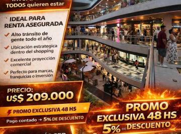 Local comercial · 57m² · 1 Dormitorio · 1 Cochera · Consegui Tu Local en El Primer Shoping de Carlos Paz