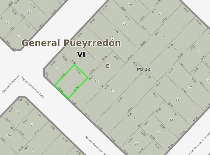 Terreno · 385m²