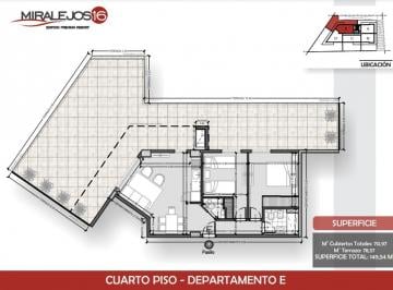 Departamento · 70m² · 3 Ambientes · Departamento 2 Dorm con Balcón - Villa Carlos Paz