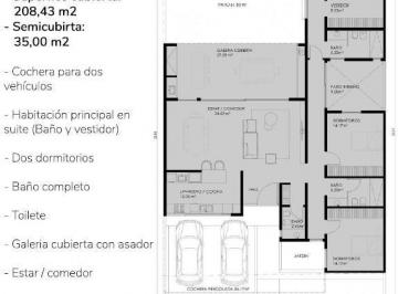 Casa de 6 ambientes, Córdoba · Casa en Greenville 2 de 3 Dorm.!