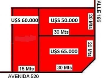 Terreno · 600m² · Venta Terreno 600 m - Av 520 Esq. 186 - La Plata