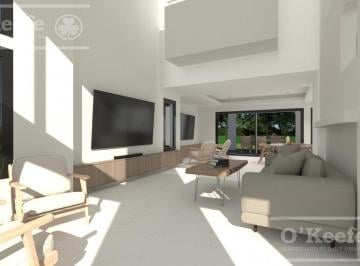 Casa · 230m² · 6 Ambientes · 3 Cocheras · Casa en Venta a Estrenar de Cuatro Ambientes Sobre un Lote Central en Villalobos - Pueblos del Plata