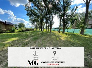 Terreno · 988m² · Lote en Venta El Metejón, Cañuelas