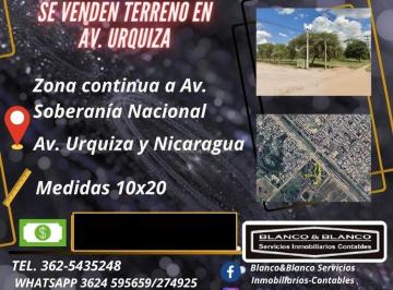 Terreno · 200m² · Se Vende Terrenos en Av Urquiza