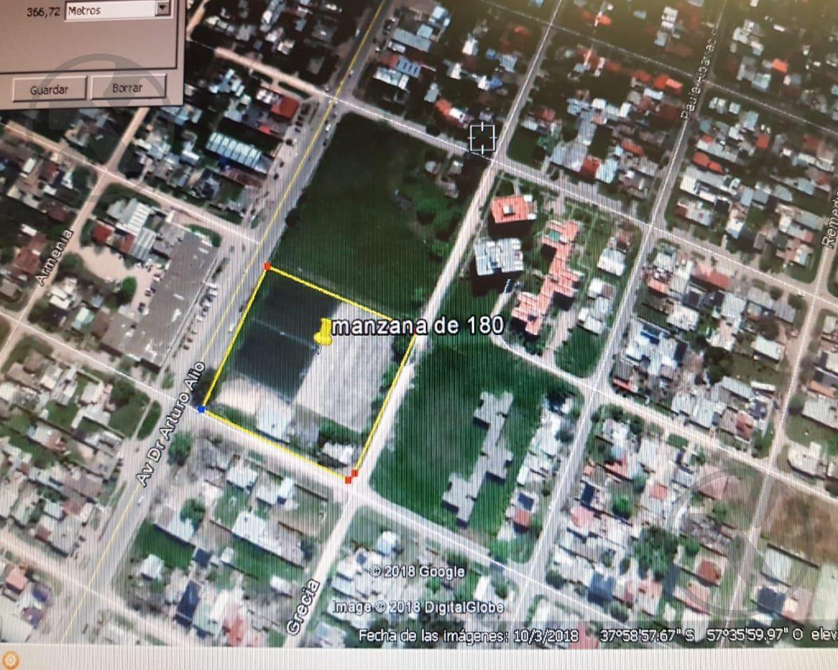 Venta manzana apta desarrolladores 8000m² — Av. 180 E/Rawson y Garay