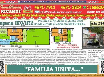 Casa · 165m² · 4 Ambientes · 1 Cochera · Familia Unita. Ideal Dos Familias de La Misma Familia