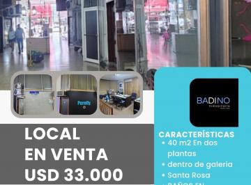 Local comercial de 2 ambientes, General San Martín · Local de 40 m² en Galeria Santa Rosa en El Centro de Villa Ballester