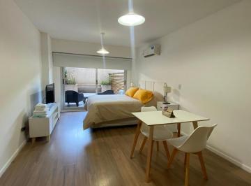 Departamento · 40m² · 1 Ambiente · Depto Premium, con Patio, Pileta, Parrilla y Gym Amoblado