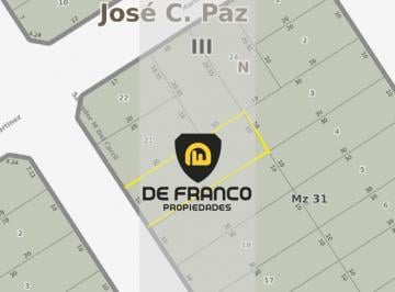 Terreno · 300m² · Terreno en Venta Jose C Paz C/ Servicios