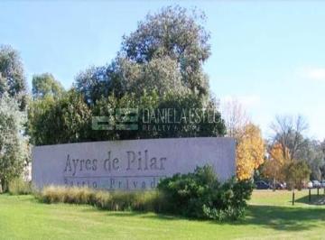 Terreno · 1070m² · D. Esteche Realty & Home Lote en Ayres de Pilar de 1070 m