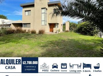 Casa de 6 ambientes, Villa Allende · Alquiler Casa Country San Isidro - Villa Allende