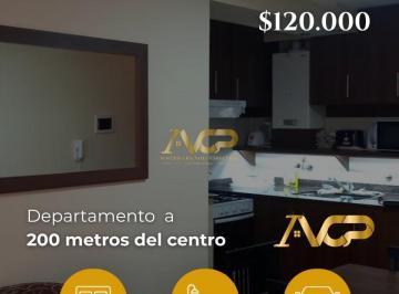Departamento · 60m² · 3 Ambientes · 1 Cochera · Departamento en Alquiler Temporario Centro de Carlos Paz