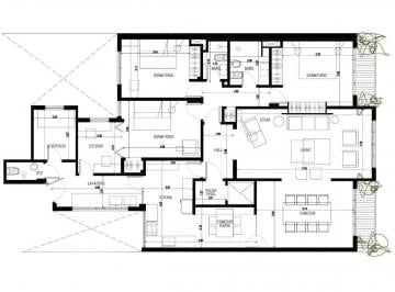 Departamento · 148m² · 4 Ambientes · Gran Edificio en Venta Divino Departamentoal Cfte 3 Dorm con Dep Impec