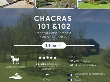 Casa de 3 ambientes, San Miguel del Monte · Chacra en Venta de Excelente Calidad Constructiva