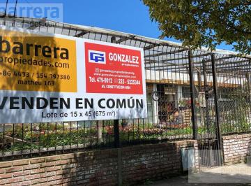 Terreno · 675m² · Local en Barrio Constitución Sobre Av Tejedor