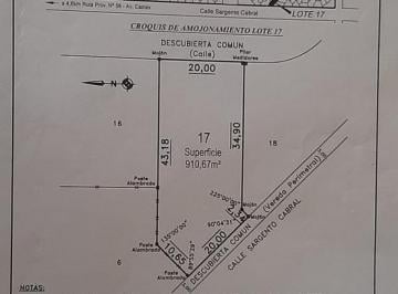 Terreno · 910m² · Lagos de Canning Lote 910 m²