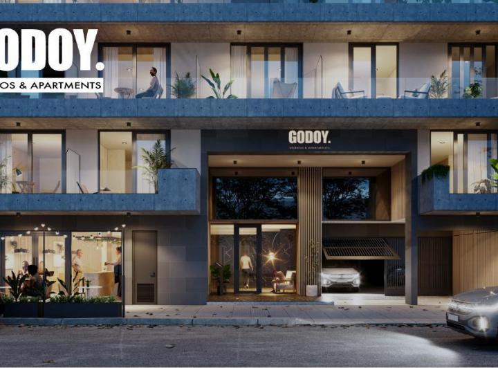 Desarrollo vertical · Godoy Studios y Apartments