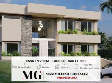 Casa · 510m² · 8 Ambientes · 3 Cocheras · Casa en Venta en Lagos de San Eliseo, San Vicente