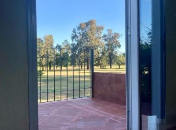 Balcon terraza con vista al golf de los cedros · Casita en El Parque con Vista Al Golf, Parrilla y Quincho