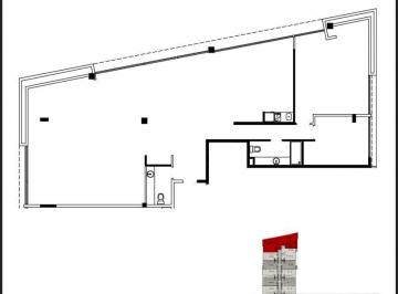 Oficina comercial · 185m² · 4 Ambientes · 1 Cochera · Departamento Lof 185 m²