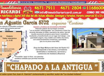 Bodega-Galpón · 90m² · Chapado a La Antigua Formidable Galpón Esquina de Hormigon