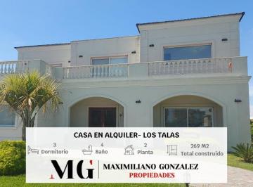 Casa · 265m² · 5 Ambientes · 1 Cochera · Casa en Alquiler Los Talas, Canning