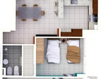 Departamento · 74m² · 4 Ambientes · Semipiso de 2 Dorm - Candioti Sur