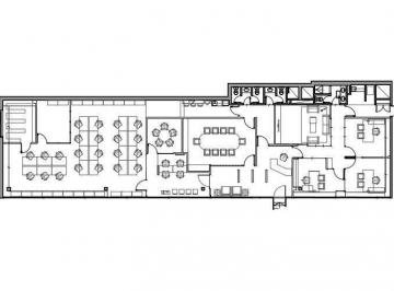 Plano · Oficina Comercial en Galería Jardín (Acepta Permuta por Predio/oficina en Zona Norte)