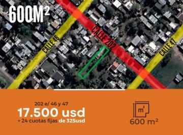 Terreno · 600m² · Terreno en Venta - 600 m² - Lisandro Olmos Etcheverry [financiado]
