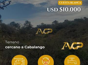 Terreno · 1154m² · Venta de Lote en Cuesta Blanca