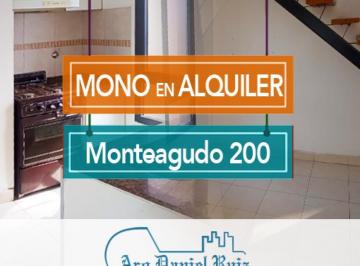 Departamento · 1m² · 1 Ambiente · Monoambiente en Alquiler en Monteagudo 200