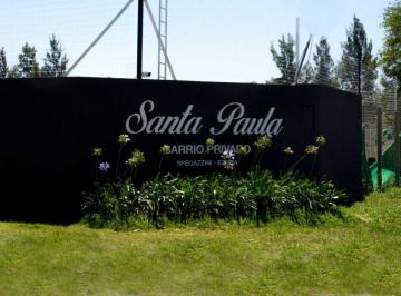 Terreno · 600m² · Lotes con Amplia Financiación, Barrio Privado Santa Paula