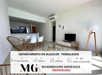 Departamento · 75m² · 3 Ambientes · 1 Cochera · Departamento en Alquiler Terralagos, Canning