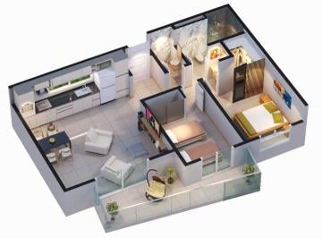 Departamento · 65m² · 3 Ambientes · Departamento en Piso de Categoria con 75 m² Totales en Lomas de Zamora