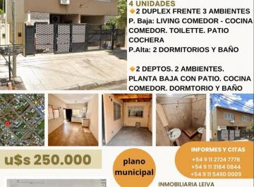 Venta en bloque- Emilio Zola y Santa Cruz- 4 viviendas · Venta en Bloque - Emilio Zola y Santa Cruz - 4 Viviendas