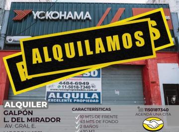RUS-RUS-9631_2 · Alquiler Galpón 430 m² Lomas del Mirador
