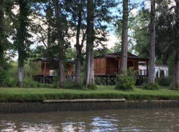 Casa de 3 ambientes, Tigre · Cabaña 3 Amb. Calidad Premium en El Tigre, 1era Sección, Inicio del Canal Arias.
