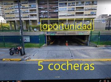 Garage · 65m² · 1 Ambiente · 5 Cocheras · Retasadas Venta 5 Cocheras en Palermo Arenales y Av Coronel Diaz
